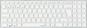 Rapoo E9100M Česká klávesnica-Slovenská klávesnica White