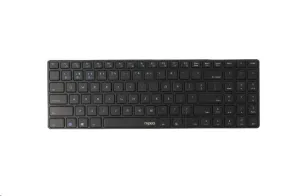 RAPOO klávesnica E9100M, bezdrôtová, Ultra-slim, CZ/SK, čierna