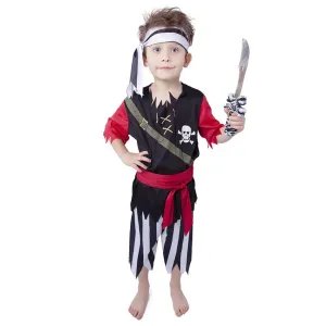 RAPPA - Detský kostým pirát s šatkou (M) e-obal