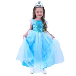 RAPPA - Detský kostým princezná Modrenka (S)