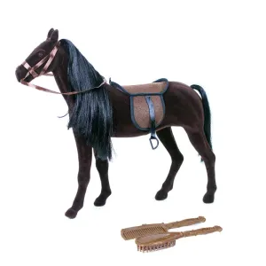 RAPPA - Kôň flíska tmavo hnedý obrovský s príslušenstvom