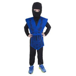 RAPPA - Detský kostým modrý ninja (M)