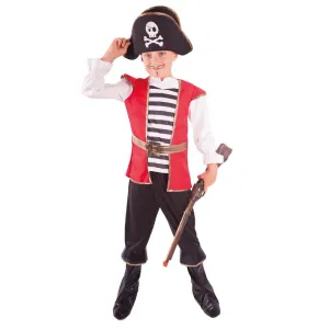 RAPPA - Detský kostým pirát s klobúkom (M) e-obal