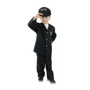 RAPPA - Detský kostým policajt s čiapkou s českou potlačou (M) e-obal