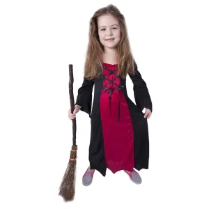 RAPPA - Detský kostým bordová čarodejnica (M) e-obal