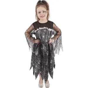Rappa Detský kostým Čarodejnica halloween 117 - 128 cm