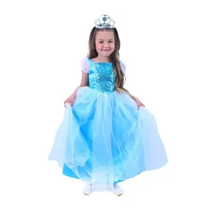 RAPPA - Detský kostým princezná Modrenka (M)
