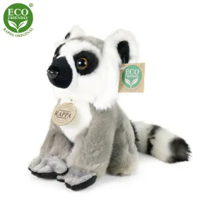 RAPPA - Plyšový lemur sediaci 18 cm ECO-FRIENDLY