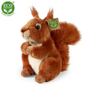 RAPPA - Plyšová veverička sediaca 23 cm ECO-FRIENDLY