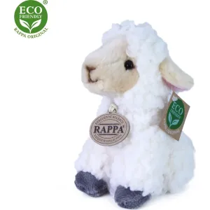 RAPPA - Plyšové ovca sediace 16 cm ECO-FRIENDLY