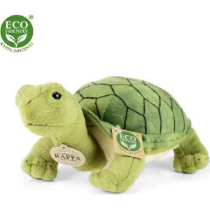 RAPPA - Plyšová korytnačka Agáta zelená 25 cm ECO-FRIENDLY