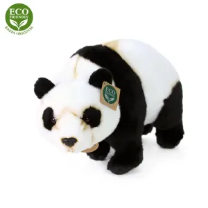 RAPPA - Plyšová panda stojaci 36 cm ECO-FRIENDLY