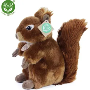 RAPPA - Plyšová veverička 21 cm ECO-FRIENDLY
