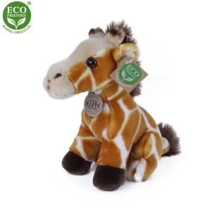 RAPPA - Plyšová žirafa sediaci 18 cm ECO-FRIENDLY