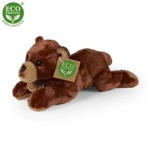 RAPPA - Plyšový medveď ležiaci 18 cm ECO-FRIENDLY