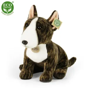 RAPPA - Plyšový pes anglický bulteriér 30 cm ECO-FRIENDLY