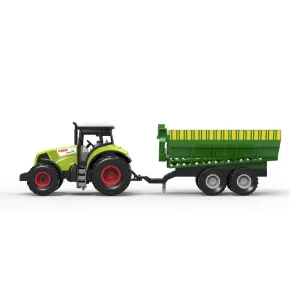 RAPPA - Traktor plastový so zvukom a svetlom s vlečkou