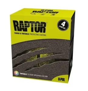 Raptor -  farebný tvrdý ochranný náter  - SET 1,05 l ral 4004 - bordeaux