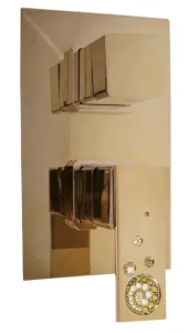 SLEZAK-RAV - RAV - Vodovodné batérie sprchová vstavaná s prepínačom, Farba: zlato ROYAL1086Z