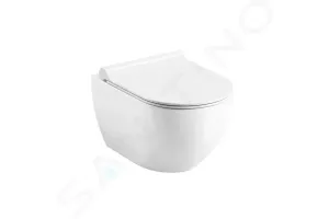 RAVAK - Chrome WC závesné Uni, RimOff, biela X01535 #6690012