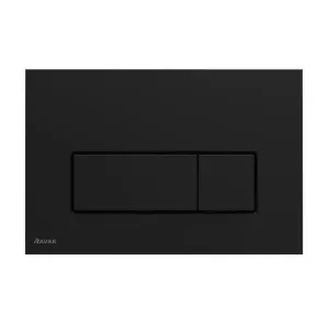 RAVAK - Uni Slim Ovládacie tlačidlo splachovania, matná čierna X01744
