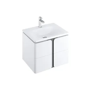 Kúpeľňová skrinka pod dosku Ravak Balance 60x50x46 cm biela lesk X000001367
