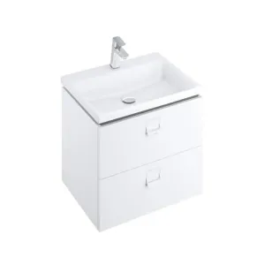 Kúpeľňová skrinka pod umývadlo Ravak Comfort 60x50x46 cm biela lesk X000001377