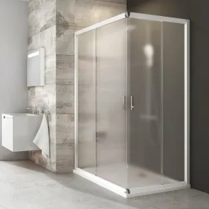RAVAK - Blix Sprchové dvere BLRV2K 120 cm, biela/sklo Grape 1XVG0100ZG