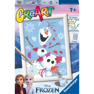 Ravensburger Kreatívne a výtvarné hračky 202225 CreArt Disney: Ľadové kráľovstvo: Rozosmiaty Olaf