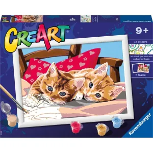 Ravensburger Kreatívne a výtvarné hračky 201945 CreArt Dve maznavé mačiatka
