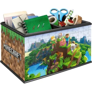Ravensburger 3D Puzzle 112869 Úložná škatuľa Minecraft 216 dielikov