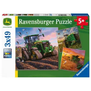 Ravensburger puzzle 051731 John Deere: Hlavná sezóna 3× 49 dielikov
