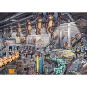 RAVENSBURGER - Exit Puzzle: V továrni na hračky 368 dielikov
