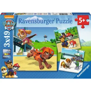 Ravensburger Puzzle Labková patrola Psí tím 3 x 49 dielikov