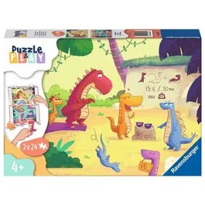 Puzzle & Play Dinosaurus 2× 24 dielikov