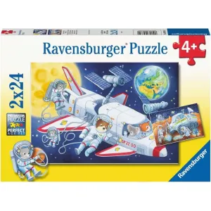 Ravensburger Puzzle 056651 Cesta Vesmírom 2X24 Dielikov