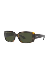 Slnečné okuliare Ray-Ban RB4389 dámske, hnedá farba