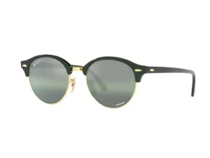 Ray-Ban Clubround Chromance Collection RB4246 1368G4 Polarized - ONE SIZE (51)