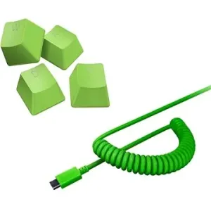 Razer PBT Keycap + Coiled Cable Upgrade Set – Green – US/UK