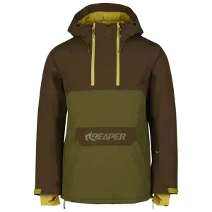 Reaper BELPIANO Pánska snowboardová bunda, khaki, veľkosť #4673029