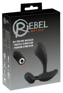 Rebel RC - vibrátor na prostatu 2v1 (čierny)