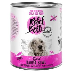 Výhodné balenie Rebel Belle 12 x 750 g Good Karma Bowl - veggie
