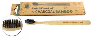 Rebi-Dental Zubná kefka M63 charcoal bamboo mäkká 1 ks