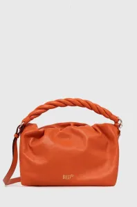 Kožená kabelka Red Valentino oranžová farba #6722994