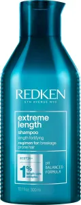 Redken Šampón pre posilnenie dlhých a poškodených vlasov Extreme Length (Shampoo with Biotin) 300 ml - nové balení