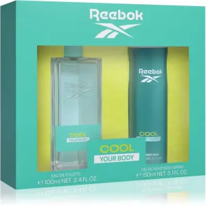 Reebok Cool Your Body darčeková kazeta toaletná voda 100 ml + dezodorant 150 ml pre ženy