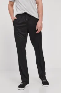 Nohavice Reebok FP9120 pánske, čierna farba, jednofarebné