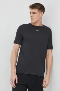 Tréningové tričko Reebok Training Supremium čierna farba, jednofarebné #7864086