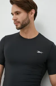 Tréningové tričko Reebok Workout Ready čierna farba, jednofarebné