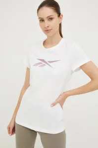 Reebok VECTOR GRAPHIC TEE Dámske tričko, biela, veľkosť #254763